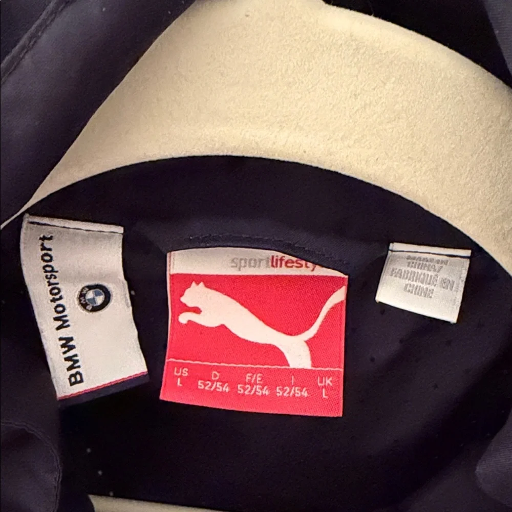 BMW Motorsport x Puma Windbreaker Jacket Navy L